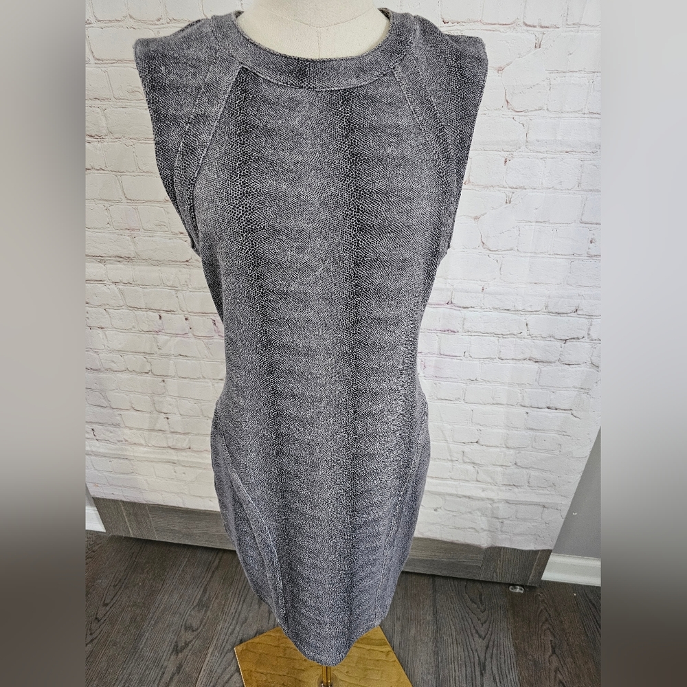 Revolve Capulet Bodycon Dress | Grey Micro Animal Print | Small | NWOT
